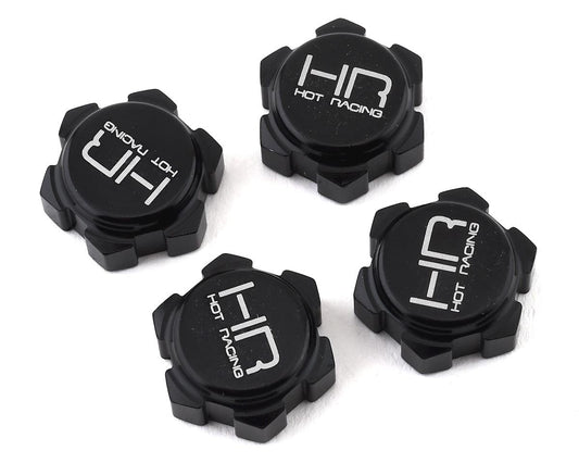 Hot Racing Arrma Aluminum 17mm Friction Dirt Shield Wheel Nuts (4) (HRAAON10M01)