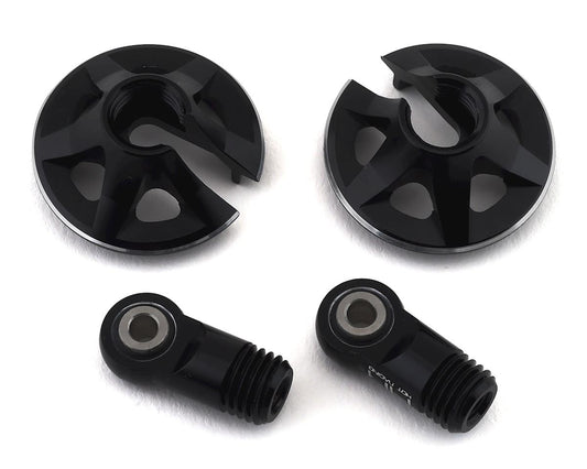 Hot Racing Arrma 6S Locking Aluminum Shock End (Black) (HRAAON154X01)