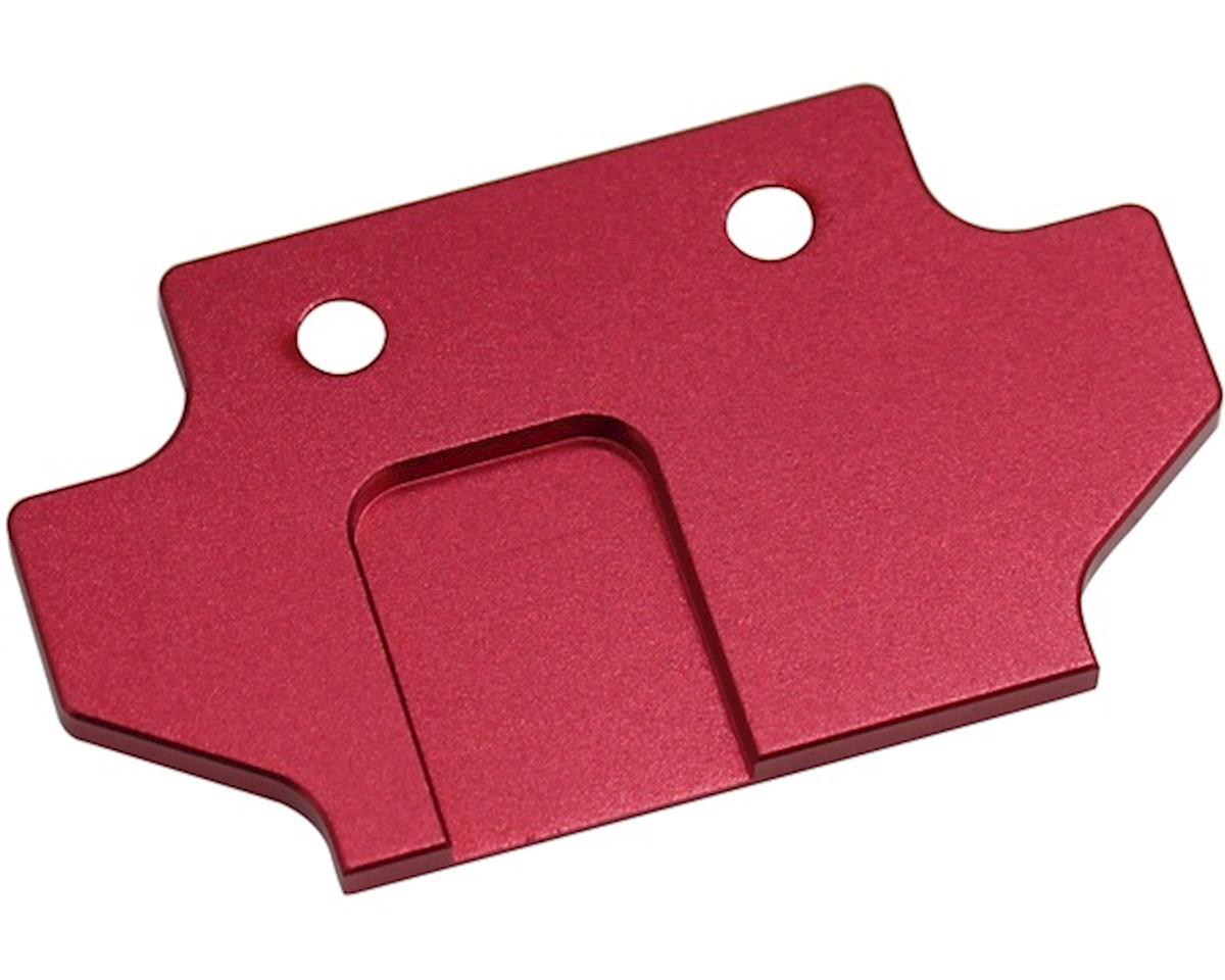 Hot Racing Kraton/Typhon 6S BLX Aluminum Flush Fit Skid Plate Mount (Red) (HRAAON331FF02)