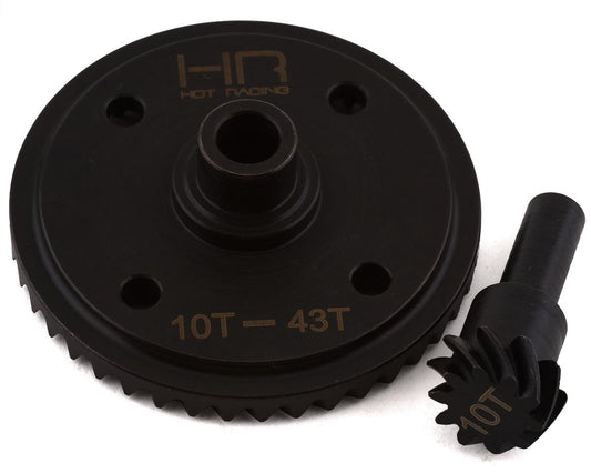 Hot Racing Arrma 6S Steel Helical Differential Ring/Pinion (43T/10T) (HRAAON9043)