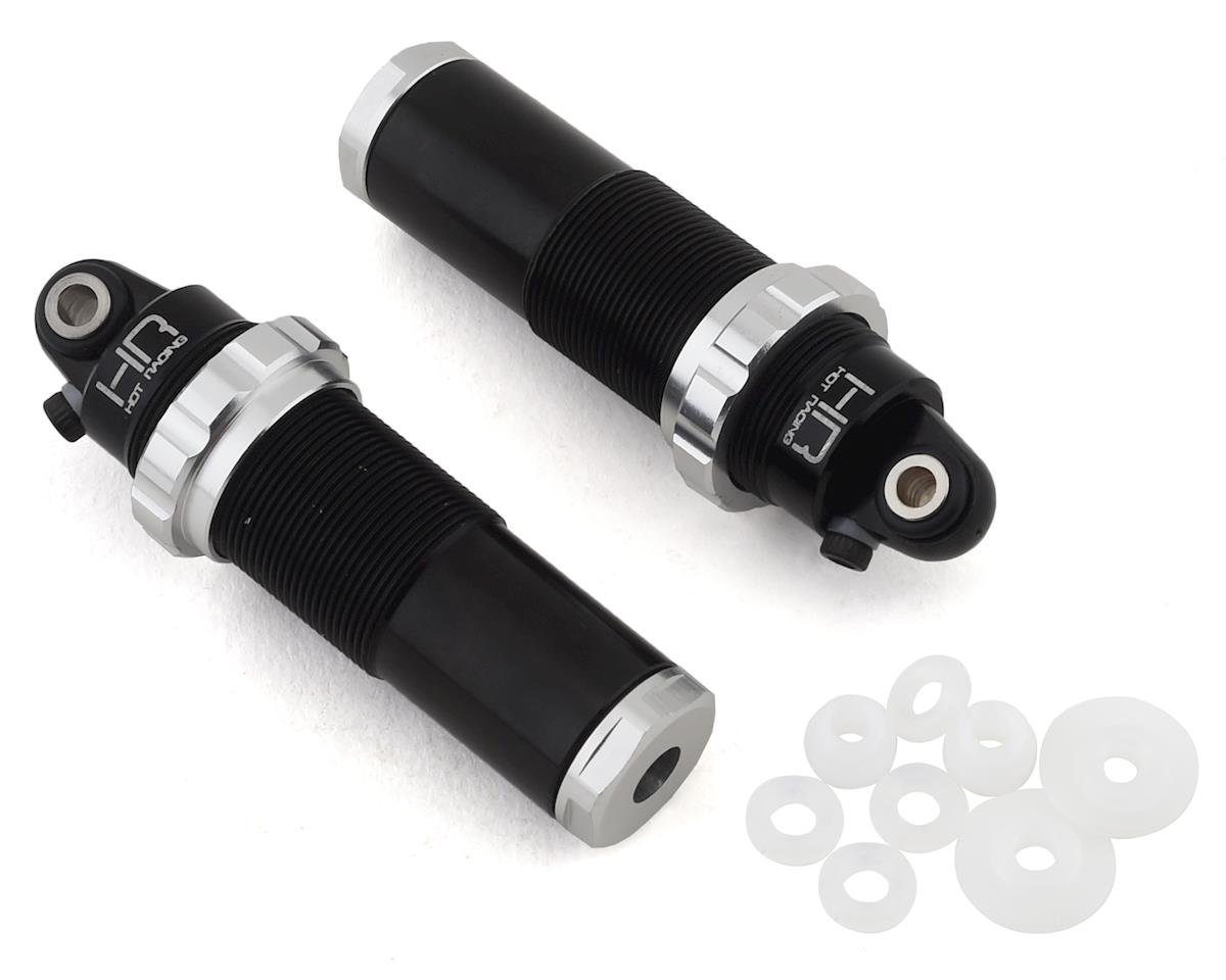 Hot Racing Arrma 4x4 Aluminum Threaded Front Bleeder Shock Bodies (Black) (2) (HRAATF155AF08)