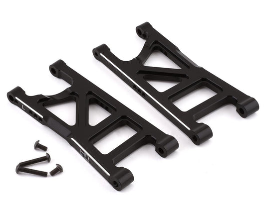 Hot Racing Arrma 4x4 Aluminum Rear Suspension Arms (Black) (2) (HRAATF5601)