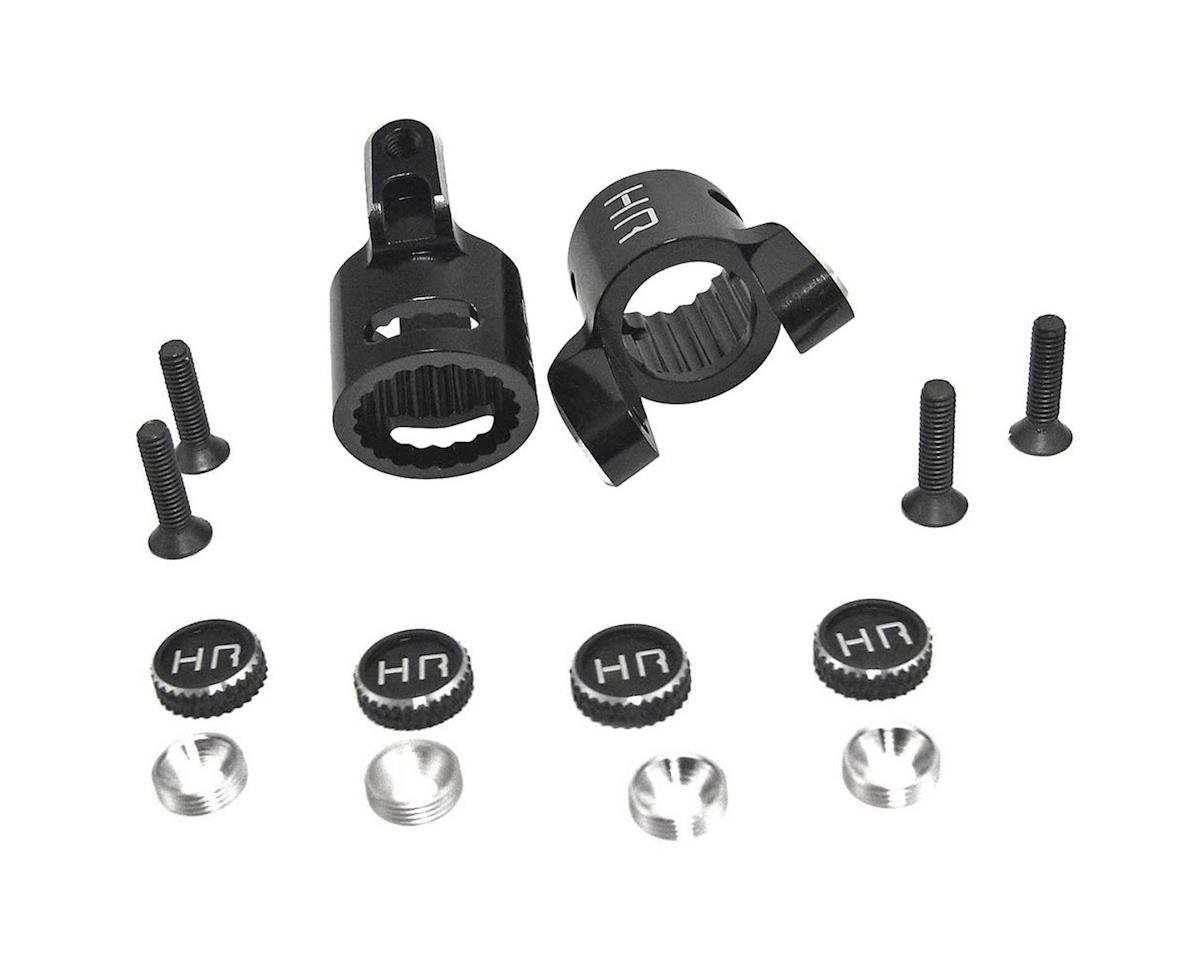 Hot Racing Black Aluminum C-Hubs XR10 Wraith (HRAAXR1901)