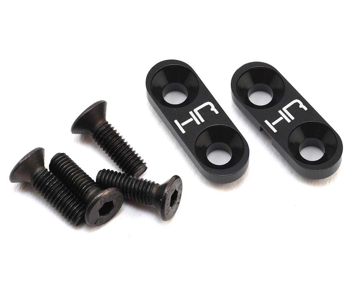 Hot Racing Standard Servo Aluminum Clamp Plate (Black) (HRAAXR24C01)