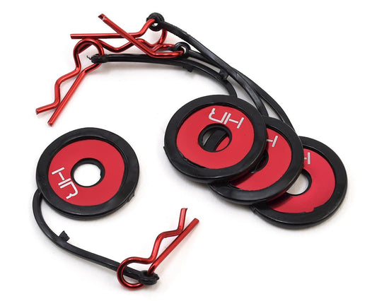 Hot Racing Red Body Washer & Clip Leash Retainer Set (HRABWP133B02)