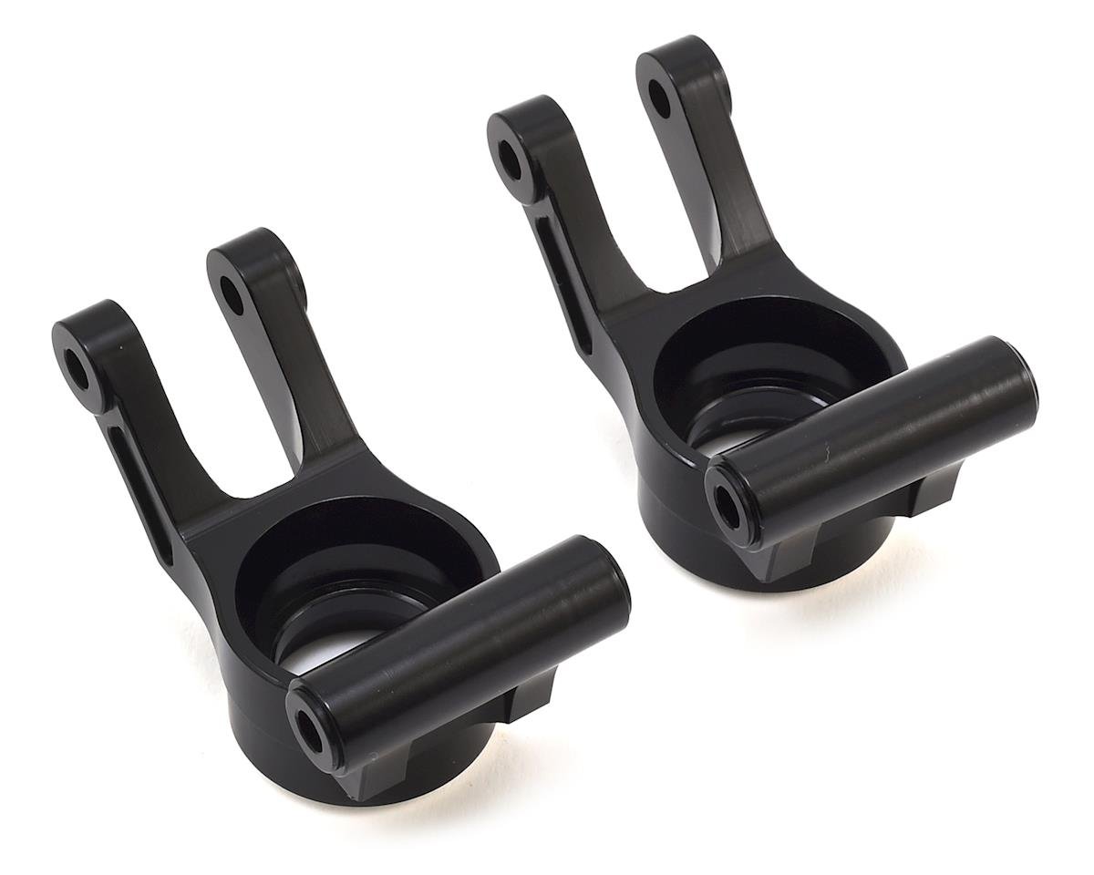 Hot Racing Losi Desert Buggy XL Aluminum Rear Hub Carrier Uprights (Black) (HRADBL2201)