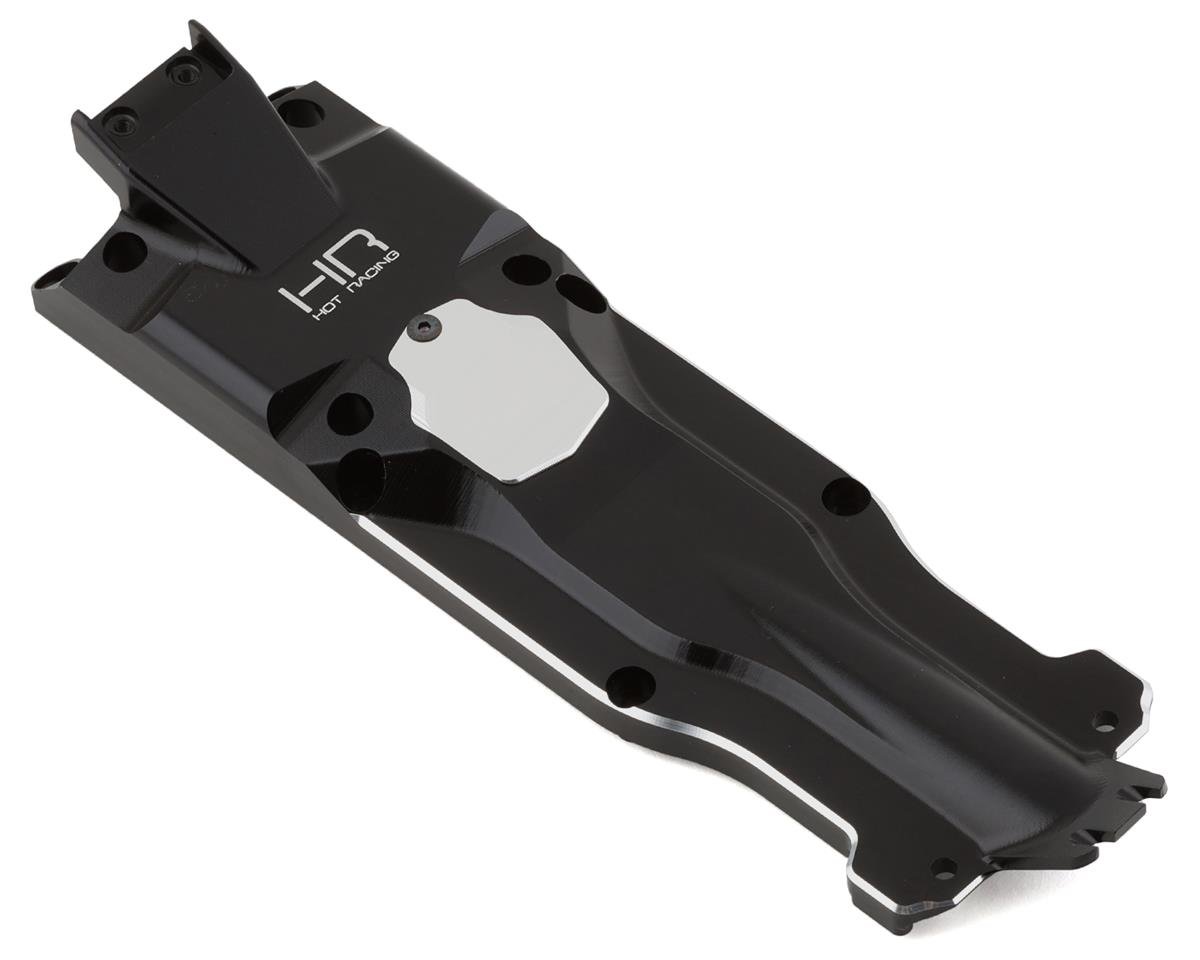 Hot Racing Aluminum Center Skid Plate for Traxxas E-Revo 2.0 (Black) (HRAERVT14X01)
