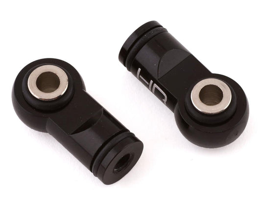 Hot Racing Ball Type Aluminum Shock Ends for Traxxas Revo (Black) (2) (HRAERVT154X01)