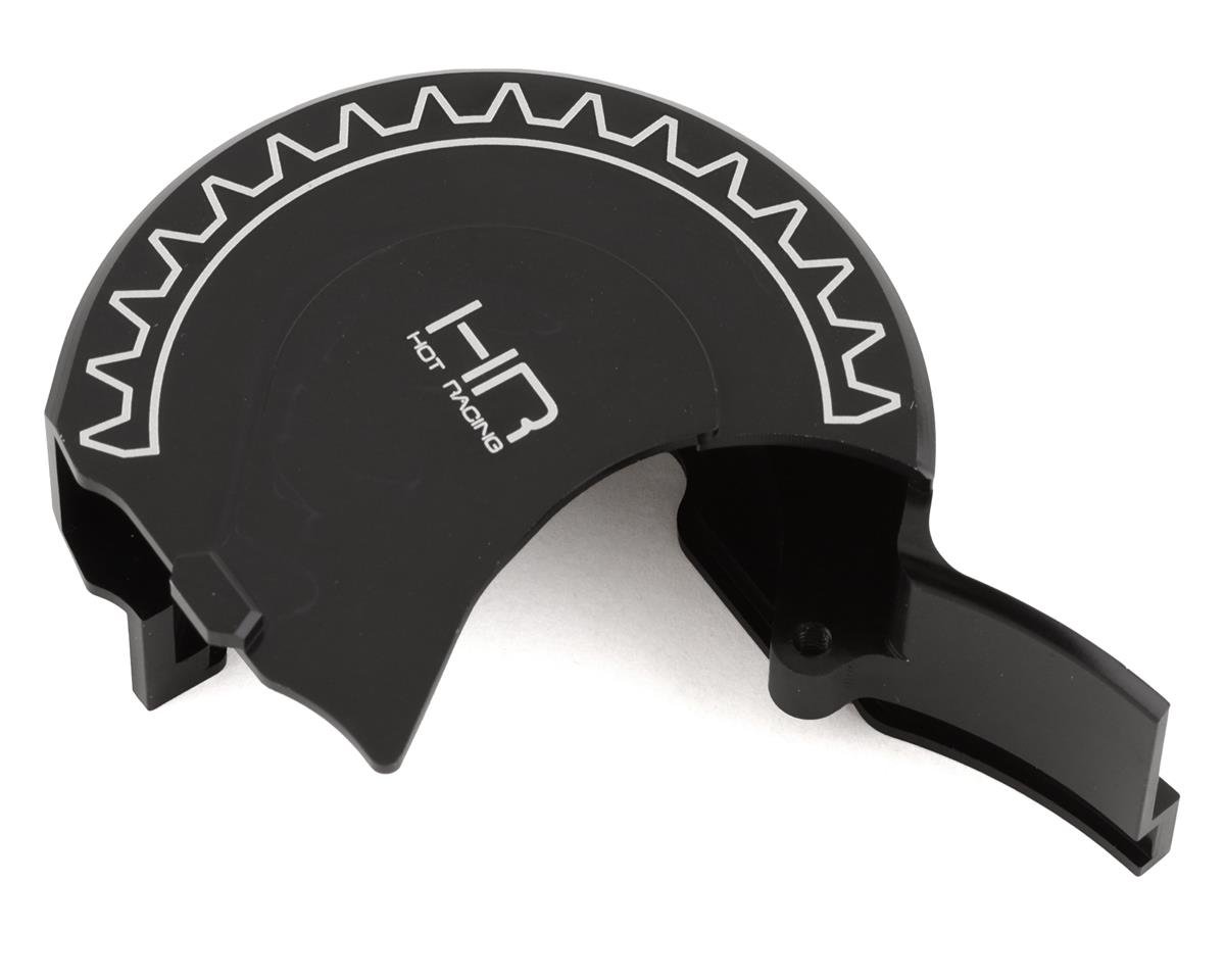 Hot Racing Aluminum Transmission Spur Gear Cover for Traxxas E-Revo 2.0 (Black) (HRAERVT32C01)