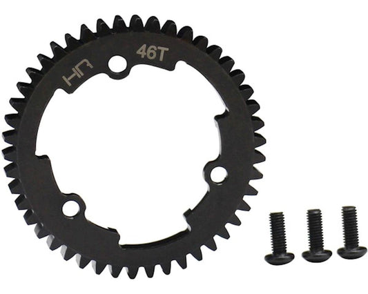Hot Racing Steel Mod 1 Steel Spur Gear for Traxxas E Revo 2.0/X-Maxx/XO-1 (46T) (HRAERVT46M01)
