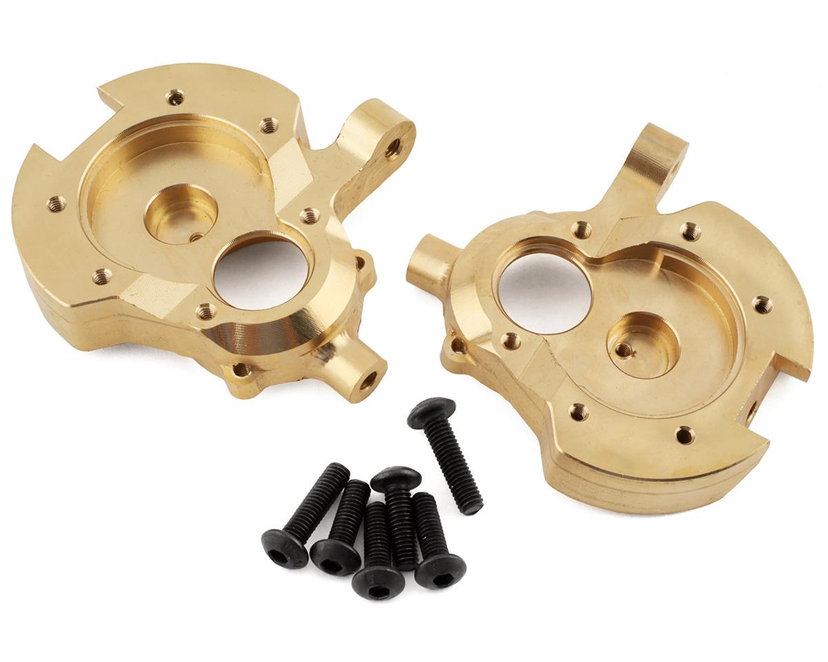 Hot Racing Redcat Gen8 Brass Heavy Metal Front Knuckle Set (HRAEVE21HM)