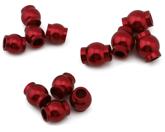 Hot Racing Arrma 1/18 Aluminum Pivot Ball Set (Red) (12) (HRAGRM160B02)