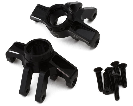 Hot Racing Arrma Grom Aluminum Front Steering Knuckle Set (Black) (2) (HRAGRM2101)