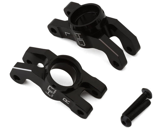 Hot Racing Arrma Grom Aluminum Rear Hub Carrier Set (Black) (2) (HRAGRM2201)