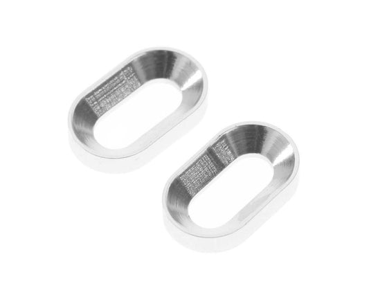 Hot Racing Silver Motor Mount Oval Washer (HRAHOR88908)