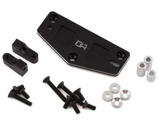 Hot Racing Losi LMT Adjustable Aluminum Servo Mount (Black) (HRALMJ2401)