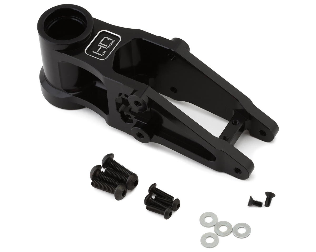 Hot Racing Losi Promoto-MX Aluminum Front Bulkhead (Black) (HRALPC0801)