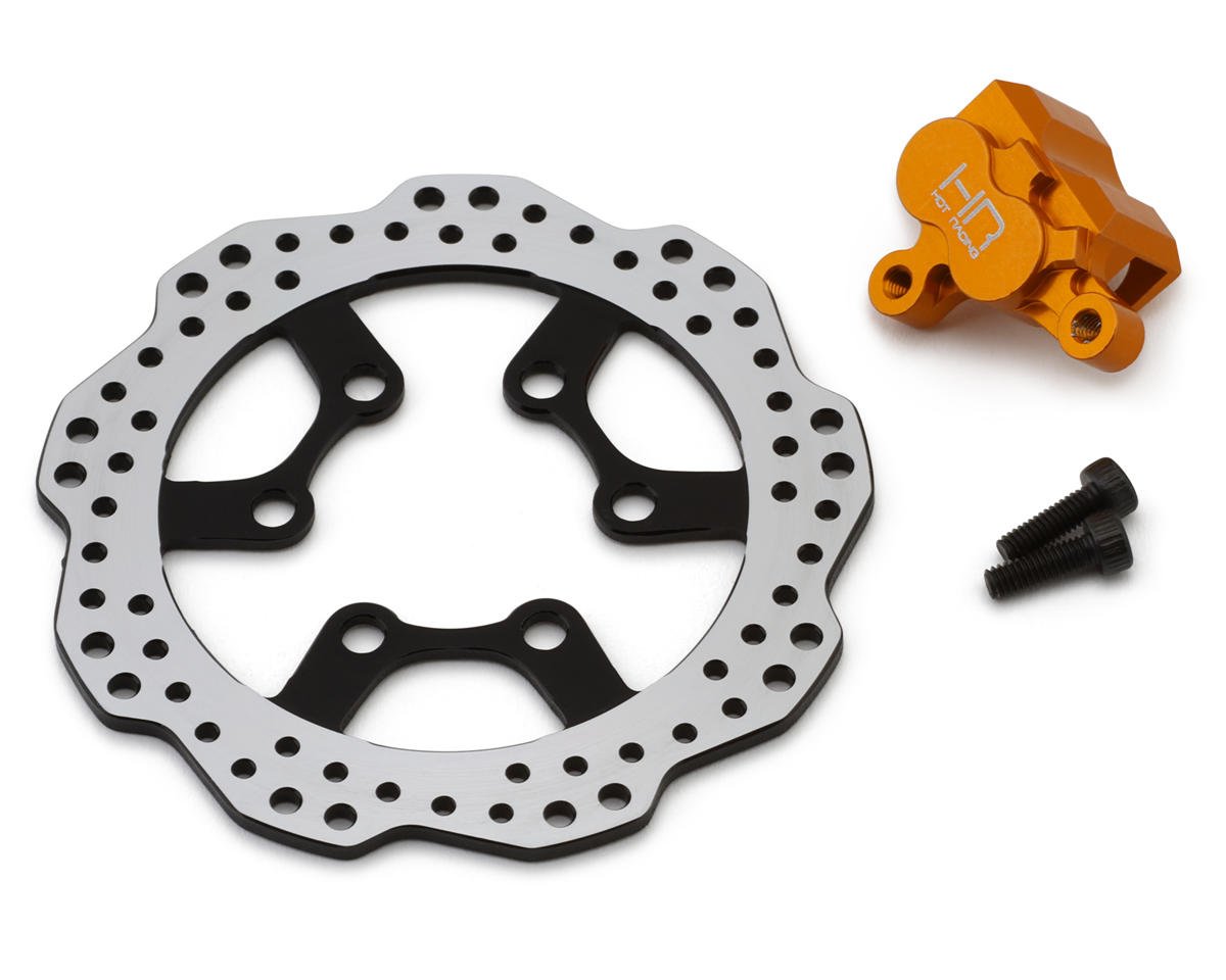 Hot Racing Losi Promoto-MX Rear Brake Disc & Caliper Set (Gold) (HRALPC39R04)