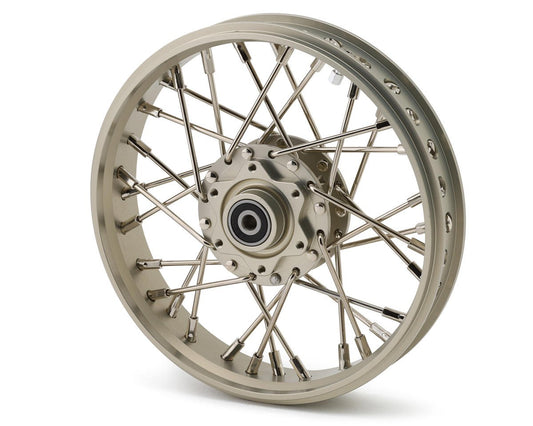 Hot Racing Losi Promoto-MX Aluminum Wire Spoke Front Wheel (Silver) (HRALPC532F08)