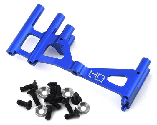 Hot Racing Losi Baja Rey/Rock Rey Aluminum Steering Servo Mount (Blue) (HRALRR2406)