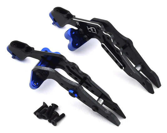 Hot Racing Losi Baja Rey/Rock Rey Aluminum Rear Shock Tower Set (Black) (HRALRR30G06)