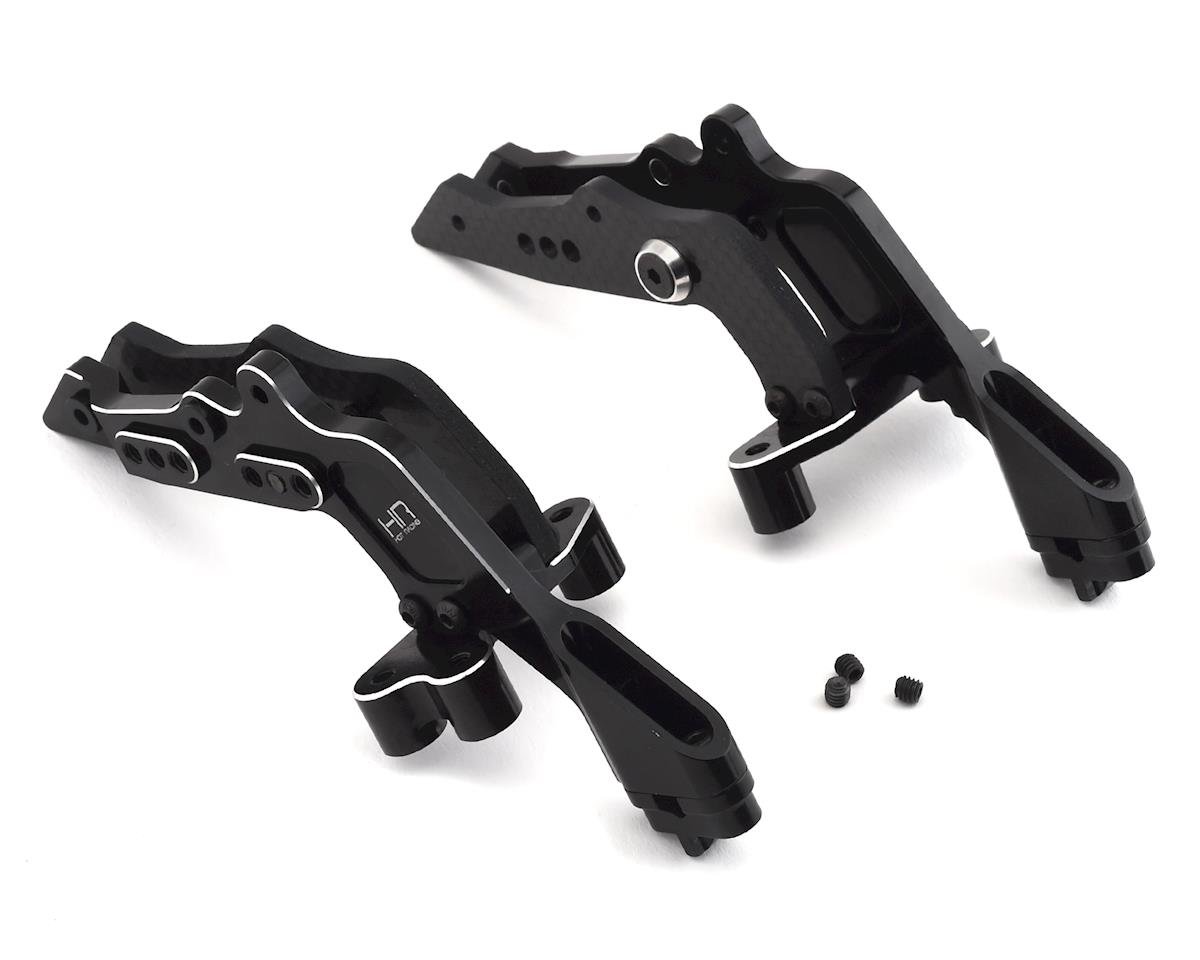 Hot Racing Losi Super Baja Rey/Rock Rey Aluminum/Carbon Rear Shock Tower (Black) (HRALSBR30G01)