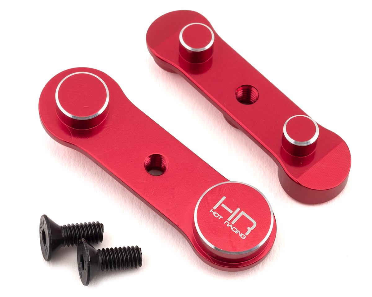 Hot Racing Losi Super Baja Rey/Rock Rey Aluminum HD Bearing Steering Mount (Red) (HRALSBR48M02)