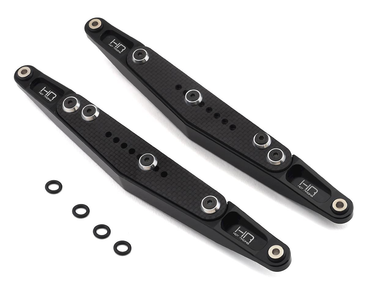 Hot Racing Losi Super Baja Rey/Rock Rey Aluminum/Carbon Rear Lower Trailing Arms (HRALSBR56L01)