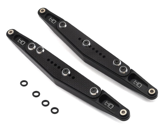 Hot Racing Losi Super Baja Rey/Rock Rey Aluminum/Carbon Rear Lower Trailing Arms (HRALSBR56L01)