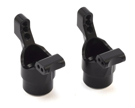 Hot Racing LaTrax Rally/Teton Aluminum Rear Knuckle Set (Black) (HRALTN2201)