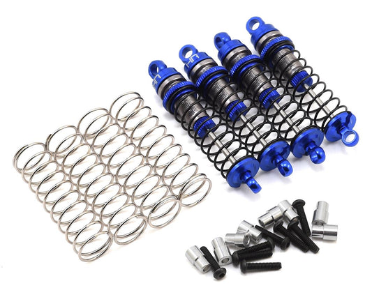 Hot Racing Threaded Aluminum Shocks for Traxxas 1/16 (Blue) (HRALTN56DP06)