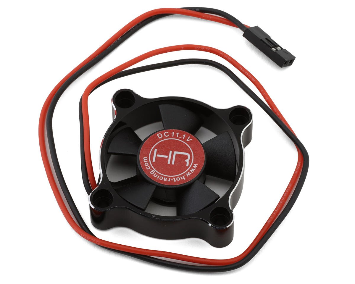 Hot Racing 35x35mm Aluminum High Velocity Cooling Fan w/JST Plug (HRAMH3535T)