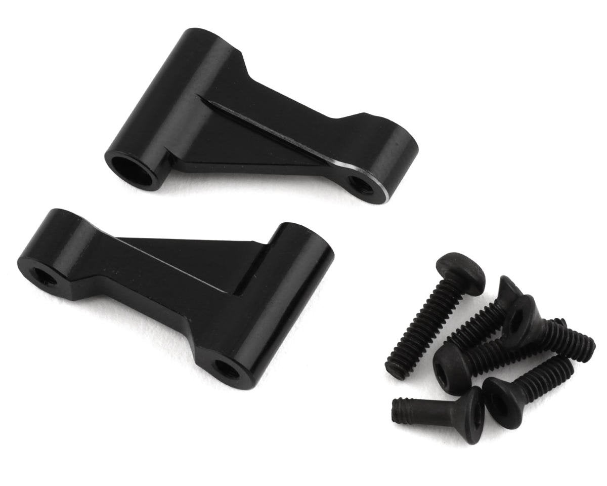 Hot Racing Losi Mini-T 2.0 Aluminum Front Bulkhead Support (Black) (HRAMTT12P01)