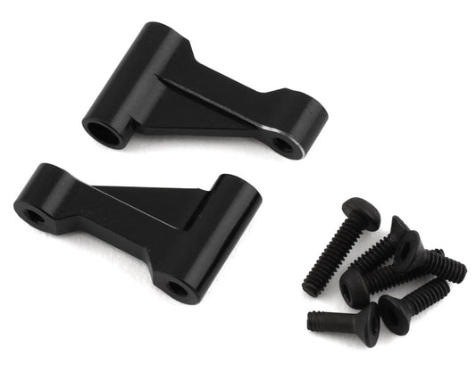 Hot Racing Losi Mini-T 2.0 Aluminum Front Bulkhead Support (Black) (HRAMTT12P01)