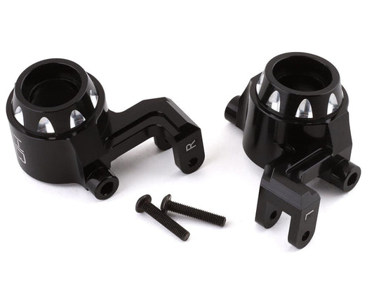 Hot Racing Aluminum Steering Blocks for Traxxas Maxx (Black) (2) (HRAMXX2101)
