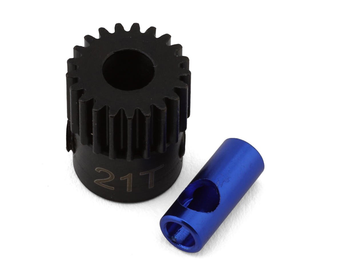 Hot Racing Steel 5mm 48P Pinion Gear (21T) (HRANSG821)