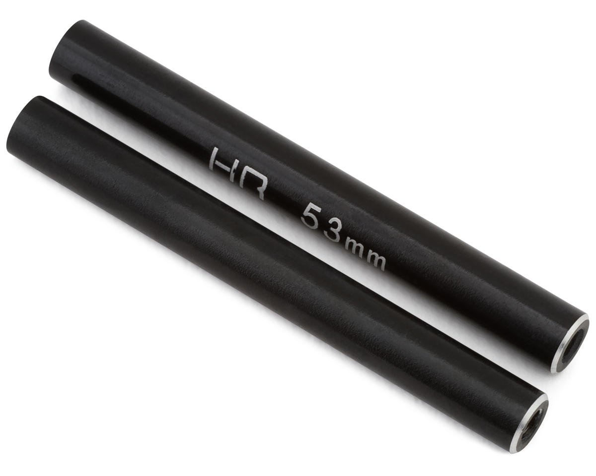 Hot Racing Aluminum Standoff Post Link (Black) (4) (3x6x53mm) (HRARCL65301)