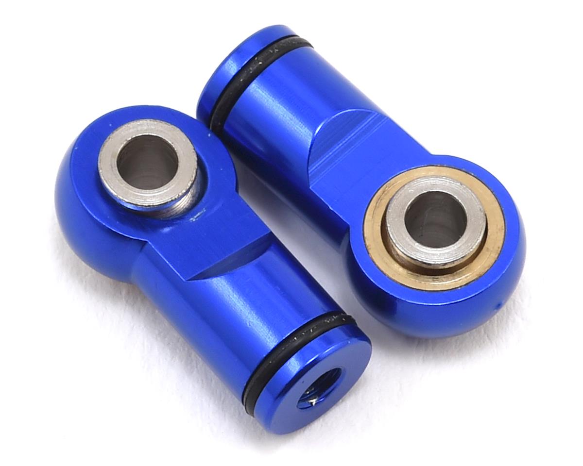 Hot Racing Ball Type Aluminum Shock Ends for Traxxas Revo (Blue) (HRARVO154M06)