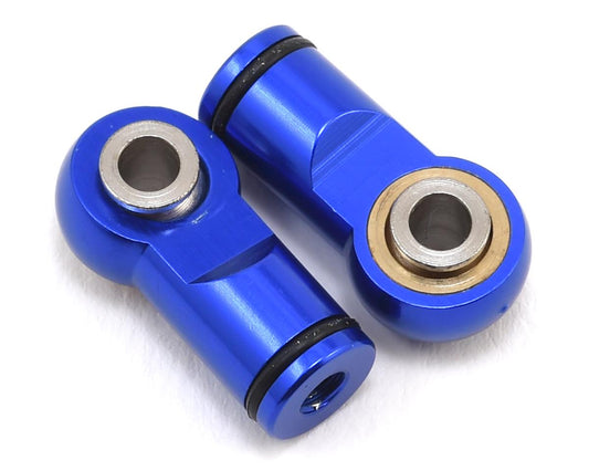 Hot Racing Ball Type Aluminum Shock Ends for Traxxas Revo (Blue) (HRARVO154M06)
