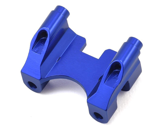 Hot Racing Aluminum Rear Shock Mount for Traxxas Revo (Blue) (HRARVO3006)