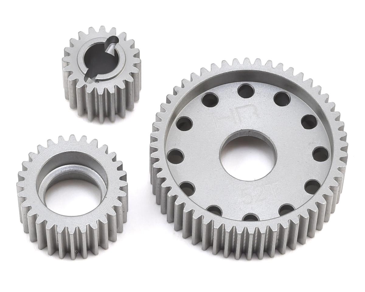 Hot Racing Axial SCX10 Hard Anodized Aluminum Transmission Gear Set (HRASCP1000T)