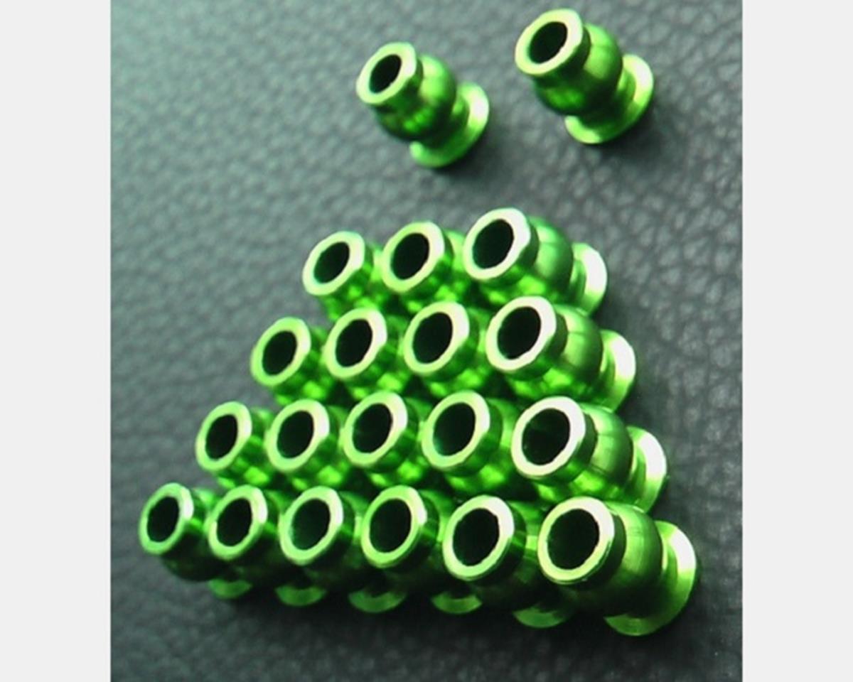 Hot Racing Green Aluminum Suspension Pivot Balls (20) (HRASCP160B05)