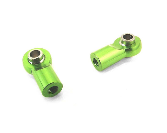 Hot Racing Green Aluminum Pipe Ball End (2) (HRASCP160HBE05)