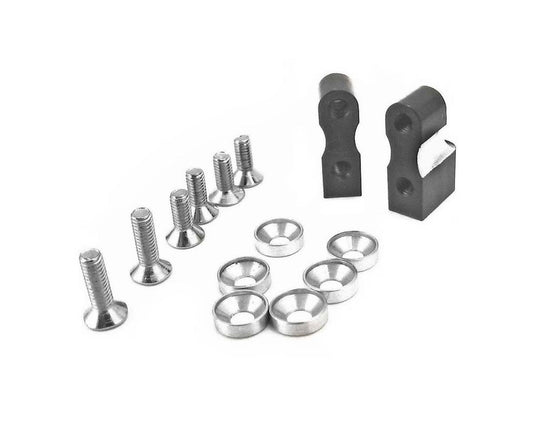 Hot Racing AX10/Wraith Aluminum Servo Mount (Black) (HRASCP2401)