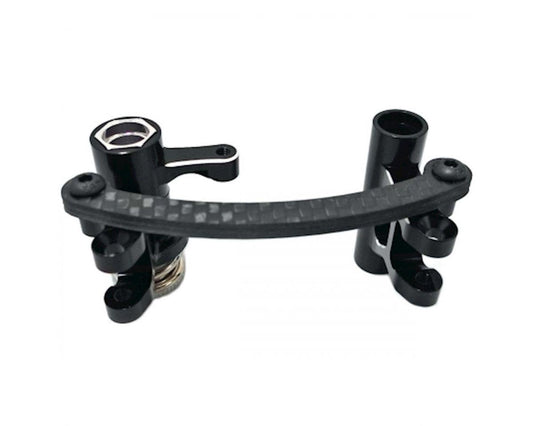 Hot Racing Steering W Graphite Steering Brace SCTE (HRASCTE48G01)