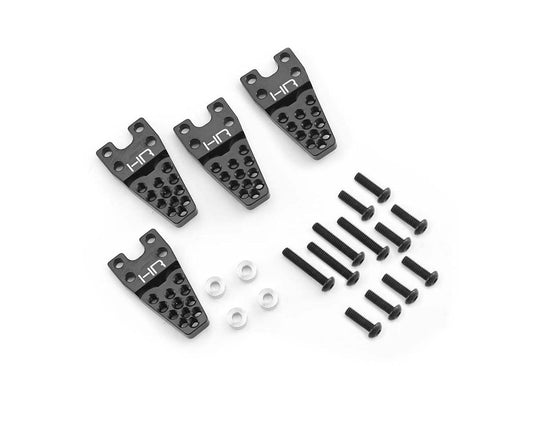 Hot Racing Axial SCX10 Adjustable Offset Multi Shock Mount (Black) (HRASCX28M01)