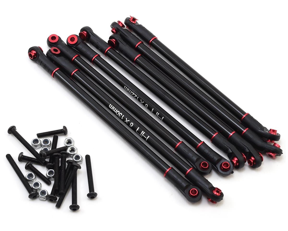 Hot Racing Axial SCX10 Aluminum 4-Link Set (313mm) (HRASCX313TL01)