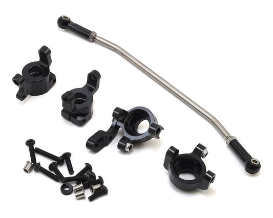 Hot Racing Axial SCX10 II Aluminum C-Hub & Knuckle Set (Black) (HRASCXT2122E01)
