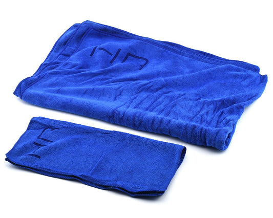 Hot Racing Pit Towel Set (Blue) (2) (90x60cm/30x30cm) (HRASDW996T06)