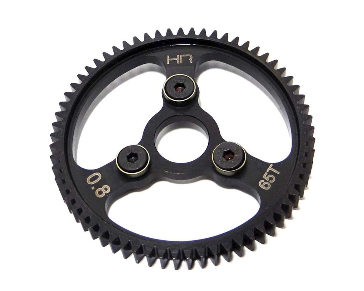 Hot Racing 32P Hardened Steel Spur Gear for Traxxas Summit/E-Revo (Black) (65T) (HRASERVO265)